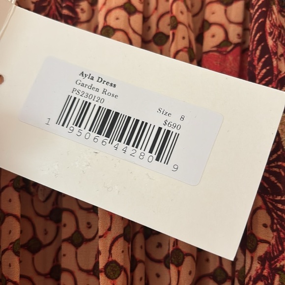 Ulla Johnson Ayla Mini Dress SILK Flutter Floral Tropical Ruffle NEW NWT Size 8 - Picture 11 of 17